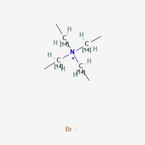 molecular formula C8H20BrN B13758203 Ethanaminium-1-14c,N,N,N-tri(ethyl-1-14c)-,bromide(9ci) 