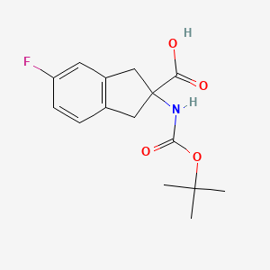 2-(Boc-amino)-5-fluoro-2,3-dihydro-1H-indene-2-carboxylic acid