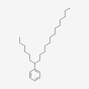 molecular formula C26H46 B13758244 7-Phenyleicosane CAS No. 2398-64-3