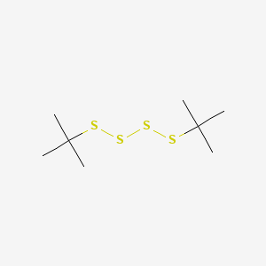 molecular formula C8H18S4 B13758278 Di-tert-butyl tetrasulphide CAS No. 5943-35-1