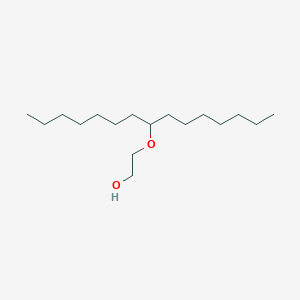 molecular formula C17H36O2 B13758324 2-Pentadecan-8-yloxyethanol CAS No. 70709-96-5