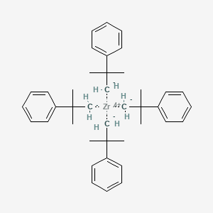 molecular formula C40H52Zr B13758374 Tetrakis(2-methyl-2-phenylpropyl)zirconium CAS No. 56797-10-5