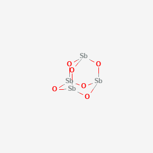 molecular formula O6Sb4 B13758387 Tetraantimony hexaoxide CAS No. 72926-13-7