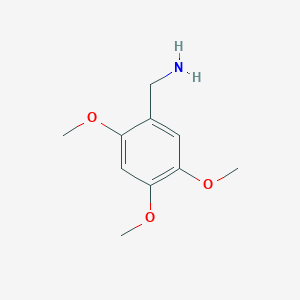 molecular formula C10H15NO3 B137584 (2,4,5-Trimethoxyphenyl)methanamine CAS No. 154584-98-2