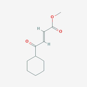 molecular formula C11H16O3 B13758483 (E)-Methyl 4-cyclohexyl-4-oxobut-2-enoate 
