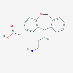 molecular formula C20H21NO3 B137585 N-Desmethyl Olopatadine CAS No. 113835-92-0
