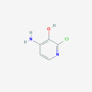 molecular formula C5H5ClN2O B1375852 4-Amino-2-chloropyridin-3-OL CAS No. 1227508-94-2