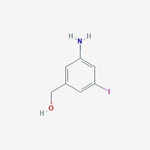 molecular formula C7H8INO B1375856 (3-Amino-5-iodophenyl)methanol CAS No. 368435-46-5