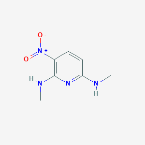 molecular formula C7H10N4O2 B1375876 N2,N6-Dimethyl-3-nitro-pyridine-2,6-diamine CAS No. 73895-39-3