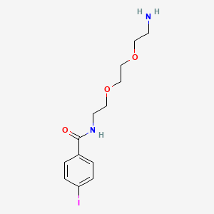 Benzamide, N-[2-[2-(2-aminoethoxy)ethoxy]ethyl]-4-iodo-