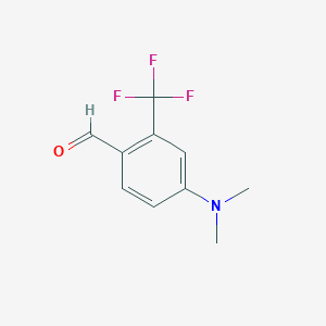 4-(Dimethylamino)-2-(trifluoromethyl)benzaldehyde