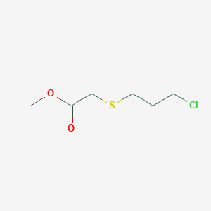 Methyl 2-[(3-chloropropyl)sulfanyl]acetate