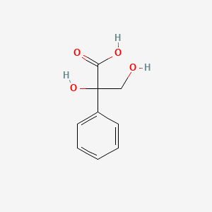 molecular formula C9H10O4 B13758855 2-Phenylglyceric acid CAS No. 5693-97-0