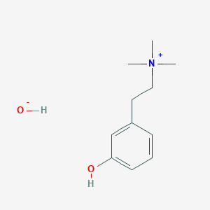 molecular formula C11H19NO2 B13758881 (m-Hydroxyphenethyl)trimethylammonium hydroxide CAS No. 501-22-4