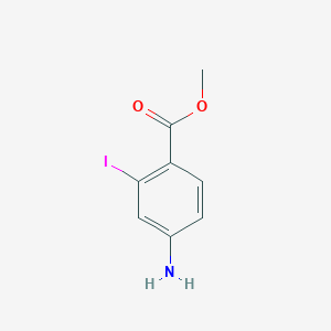 molecular formula C8H8INO2 B1375892 Methyl 4-amino-2-iodobenzoate CAS No. 98546-30-6