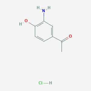 1-(3-Amino-4-hydroxyphenyl)ethan-1-one hydrochloride