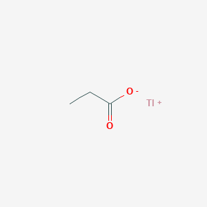 molecular formula C3H5O2Tl B13758935 Thallium propionate CAS No. 63424-48-6