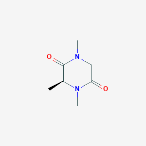 molecular formula C7H12N2O2 B13758947 (3S)-1,3,4-Trimethylpiperazine-2,5-dione 
