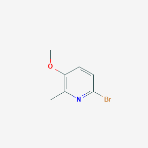 molecular formula C7H8BrNO B1375898 6-Bromo-3-methoxy-2-methylpyridine CAS No. 850882-87-0