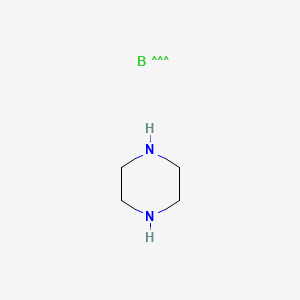 molecular formula C4H10BN2 B13758981 Borane-piperazine CAS No. 55235-17-1