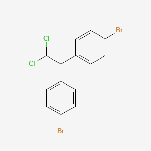 molecular formula C14H10Br2Cl2 B13759023 Benzene, 1,1'-(2,2-dichloroethylidene)bis(4-bromo- CAS No. 5216-53-5
