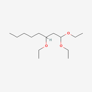 molecular formula C14H30O3 B13759051 1,1,3-Triethoxyoctane CAS No. 54305-98-5
