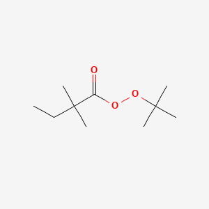 molecular formula C10H20O3 B13759067 tert-Butyl 2,2-dimethylperoxybutyrate CAS No. 53566-76-0