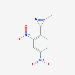 molecular formula C9H7N3O4 B13759080 2-(2,4-Dinitrophenyl)-3-methyl-2h-azirene CAS No. 6274-61-9