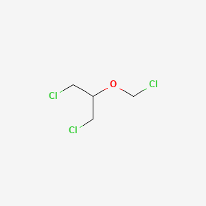 molecular formula C4H7Cl3O B13759148 1,3-Dichloro-2-(chloromethoxy)propane CAS No. 53883-86-6