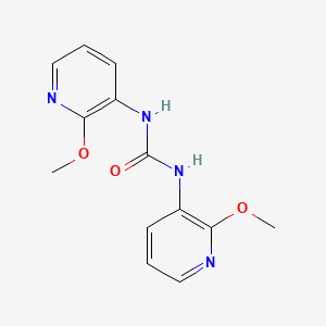 molecular formula C13H14N4O3 B1375916 1,3-Bis(2-methoxypyridin-3-yl)urea CAS No. 1373223-65-4