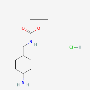 tert-Butyl (((1r,4r)-4-aminocyclohexyl)methyl)carbamate hydrochloride