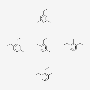 molecular formula C55H80 B13759206 Toluene, diethyl- CAS No. 25550-13-4