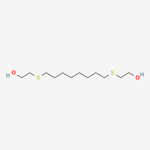 molecular formula C12H26O2S2 B13759237 2,2'-(Octane-1,8-diylbis(thio))bisethanol CAS No. 58593-33-2