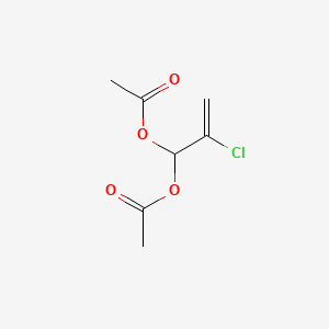 molecular formula C7H9ClO4 B13759269 2-Chloroallylidene-3,3-diacetate CAS No. 5459-90-5