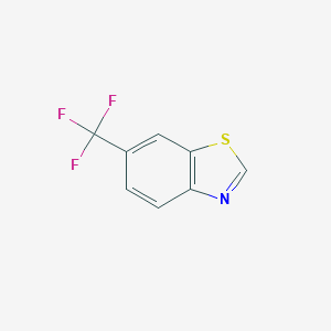 molecular formula C8H4F3NS B137593 6-Trifluoromethylbenzothiazole CAS No. 131106-70-2