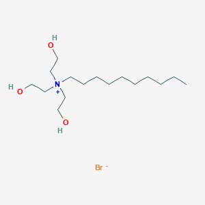 molecular formula C16H36BrNO3 B13759394 Decyl-tris(2-hydroxyethyl)azanium;bromide 