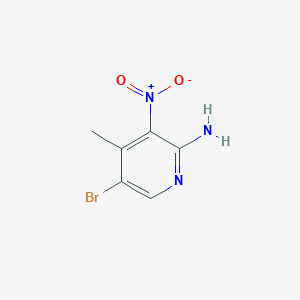 molecular formula C6H6BrN3O2 B137594 2-Amino-5-bromo-4-methyl-3-nitropyridine CAS No. 100367-40-6