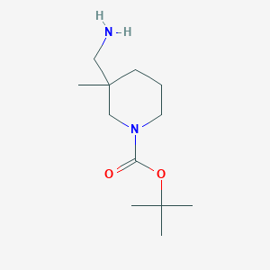 molecular formula C12H24N2O2 B1375945 1-Boc-3-(aminomethyl)-3-methylpiperidine CAS No. 1158759-16-0
