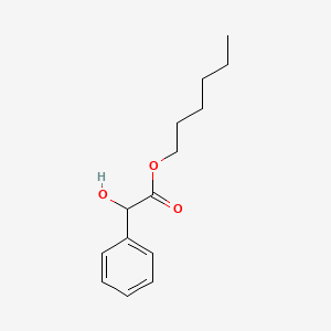 molecular formula C14H20O3 B13759478 Hexyl mandelate CAS No. 5431-31-2