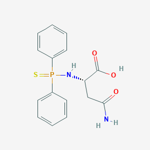 molecular formula C16H17N2O3PS B13759486 N~2~-(Diphenylphosphorothioyl)-L-asparagine CAS No. 61058-04-6
