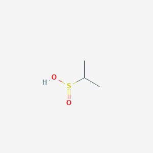 molecular formula C3H8O2S B13759493 2-Propanesulfinic acid 