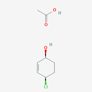 2-Cyclohexen-1-ol, 4-chloro-, acetate, cis-