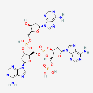 molecular formula C30H38N15O16P3 B13759610 P-dAdo-P-dAdo-P-dAdo 