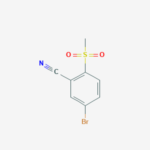5-Bromo-2-(methylsulfonyl)benzonitrile