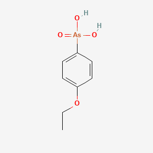 molecular formula C8H11AsO4 B13759661 p-Ethoxybenzenearsonic acid CAS No. 6269-93-8