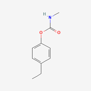 molecular formula C10H13NO2 B13759675 Phenol, 4-ethyl-, methylcarbamate CAS No. 2631-30-3