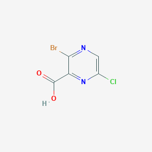 3-Bromo-6-chloropyrazine-2-carboxylic acid