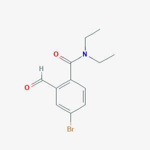 4-Bromo-n,n-diethyl-2-formylbenzamide