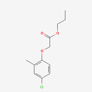 molecular formula C12H15ClO3 B13759762 Propyl (4-chloro-2-methylphenoxy)acetate CAS No. 2698-39-7