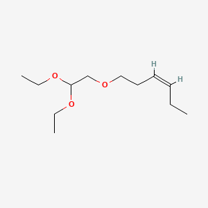 molecular formula C12H24O3 B13759861 (Z)-1-(2,2-Diethoxyethoxy)hex-3-ene CAS No. 50876-88-5